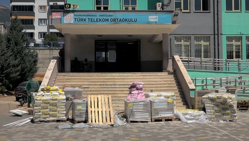 Depremlerin merkez üssü Kahramanmaraş’taki 821 okul eğitime hazırlanıyor